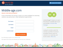 Tablet Screenshot of middle-age.com